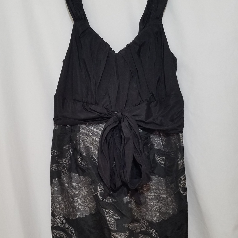 New Studio M Sparkle & Lace Black/Grey Midi dress